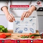 Aluminum Foil Zip Lock Bags ( ১০ পিস )